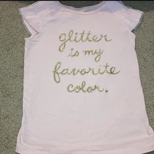 🖐🏼glitter is my favorite color tee shirt 👚